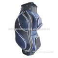 Golf Cart Bag, Made of PU, PVC and Nylon Materials, Rain Hood Included